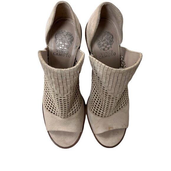 Vince Camuto Pink Suede Booties- size 8.5 - Picture 2 of 6